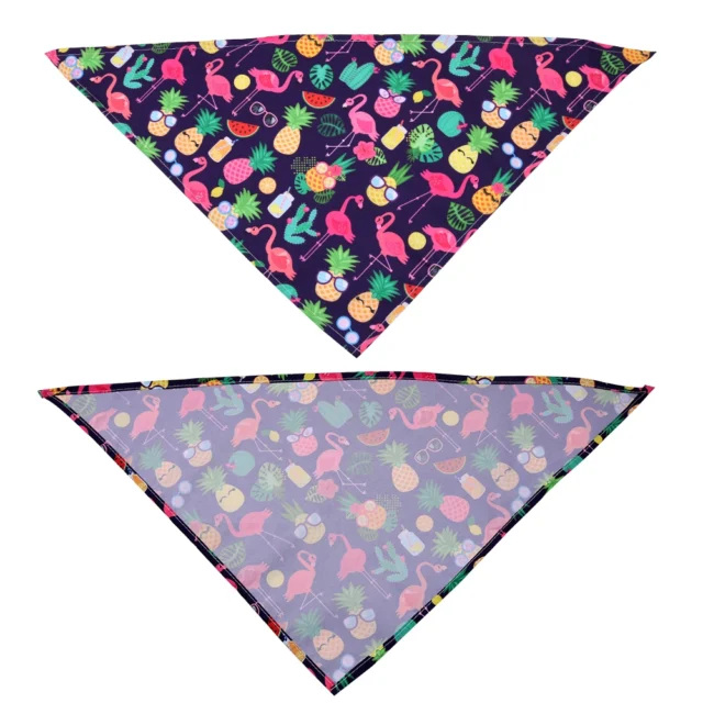 30 Pcs Comfortable Soft Bandanas For Dog Fruit Printing Pet Dog Cat Bandanas Scarf Dog Polyester Bandanas Dog Accessories - Image 4