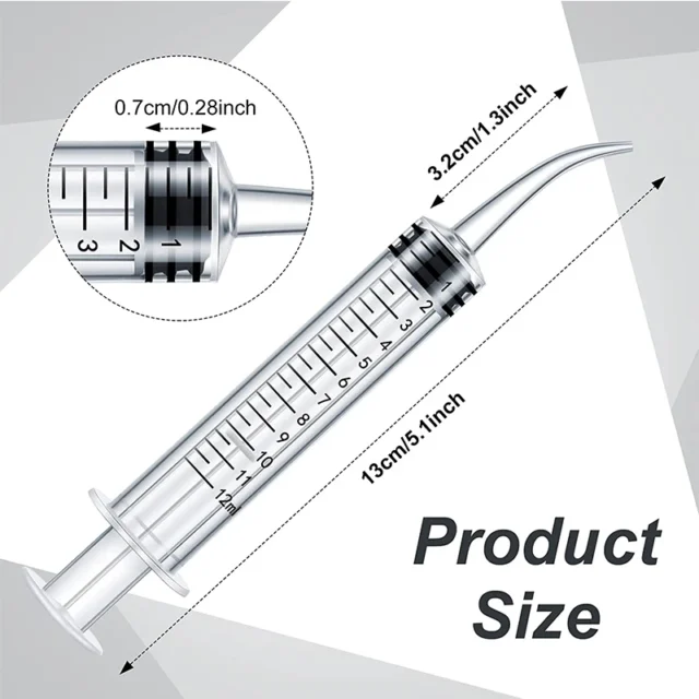 12ml Pet Feeding Syringes with Measurement for Small Dog Cats Puppy Kitten and Other Small Animal Liquid Syringe Feeder Supplies - Image 3