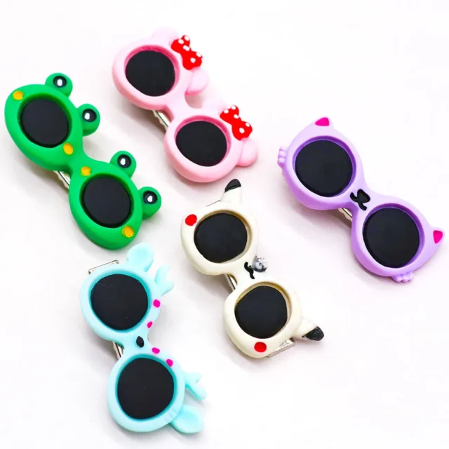 20Pcs Pet Hair Clips Cute Dog Glasses Cute Animals Shape Puppy Hairpin for Small Dogs Products Pets Hair Grooming Accessories - Image 4