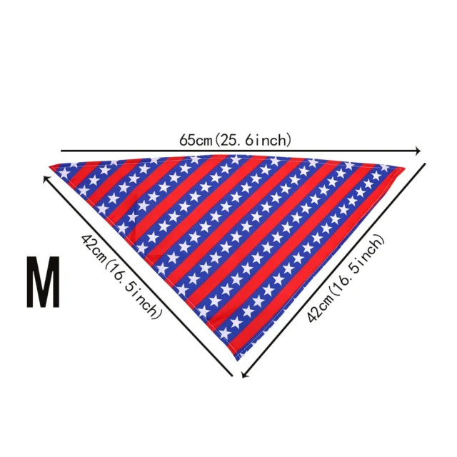 60Pcs American Independence Day Pet Bandanas for Small Dog Pet Cat Scarf Dogs Puppy Bibs Dog Grooming Accessories Pet Supplies - Image 2