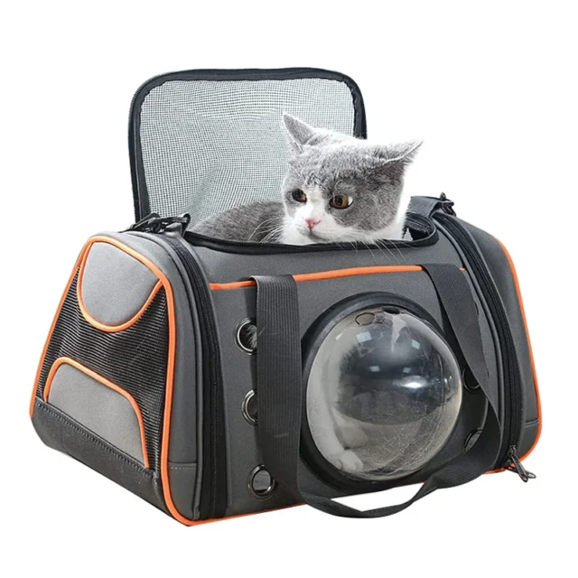 Pet Carrier Astronaut Space Capsule Backpack for Cats Small Dogs Portable Doggie Kitten Cat Travel Bag Outdoor Puppy Supplies - Image 3