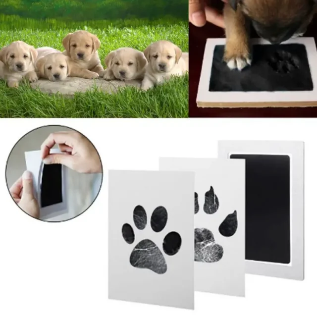 1PC Pet Dog Cat Baby Handprint Footprint Contactless Stamp Pad 100% Non-toxic and Mess-free Ink Pads Kits for DIY Photo Prints