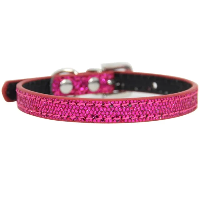 Hot Sale Super Shining Diamond Rhinestone Cat Collar Puppy Baby Dog Cat Collar Leather Strap Kitten Accessories Puppy Pet Collar - Image 5