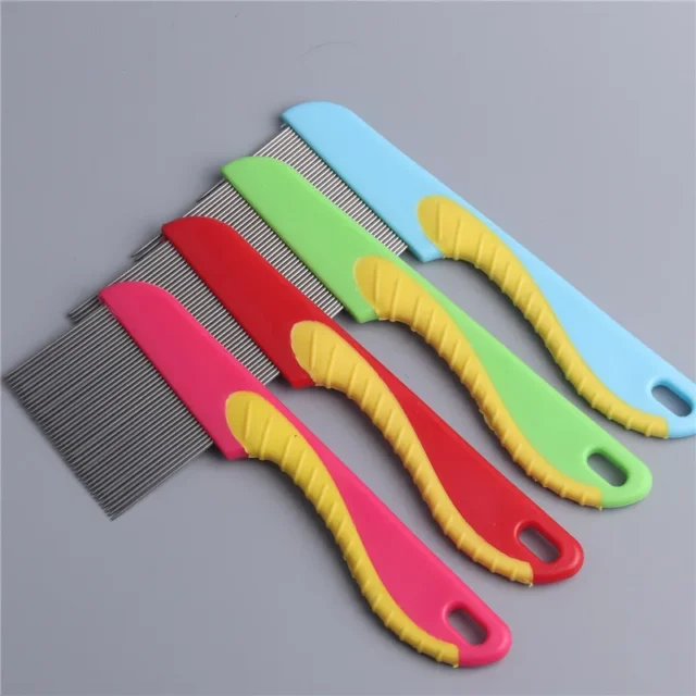 Hot Sale Pet Animal Care Comb Protect Flea Comb for Cat Dog Pet Stainless Steel Comfort Flea Hair Grooming Comb Dog Grooming - Image 3