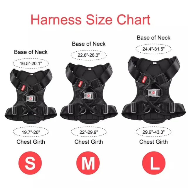 Adjustable Harness with LED Light for Pet Dog, Chest Straps, Tactical Military Service Vest, Big Dog, Labrador, 2023 - Image 6