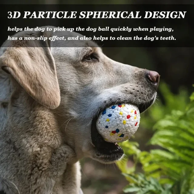 Pet Dog Chewing Ball Interactive Dog Toys High-Elastic ETPU Dog Toy Balls Bite Resistance Cleaning Teeth Toy Pet Accessories - Image 4