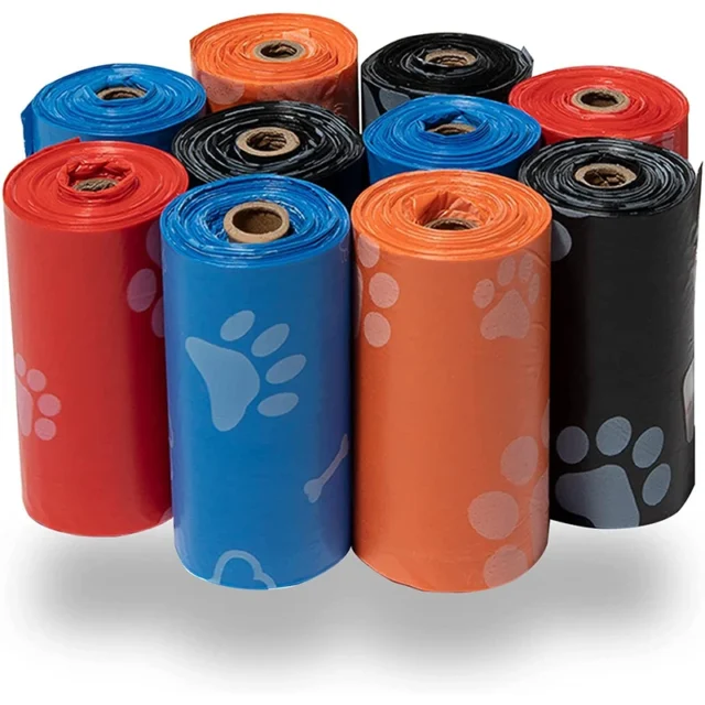 120 Rolls Dog Poop Bag Outdoor Cleaning Poop Bag Outdoor Clean Pets Supplies for Dog 15Bags/Roll Refill Garbage Bag Pet Supplies - Image 4