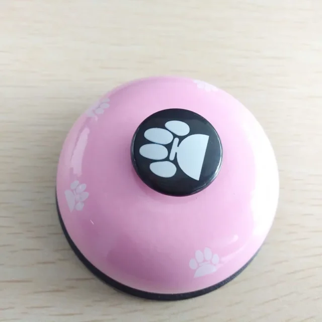 1Pcs Stainless Steel Plastic Pet Dog Cat Training Bell Metal Bell Creative Paint Pet Toys Training Call Bell Dog Cat Toys - Image 6