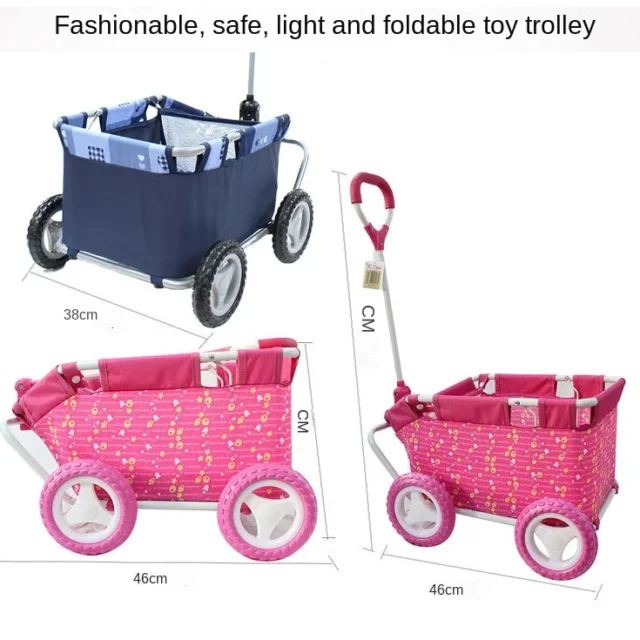 Fold Four Wheels Pet Stroller Toy Storage Ventilation Health Environmental ProtectionSmall-Scale Cat Dog Accessories Pet Items - Image 6