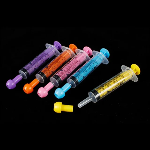 Disposable Veterinary Syringe Feeder Pet Medicine Liquid Food Syringe Feeder For Farm Animal Cat Dog Cattle Sheep Horses 5/10ml