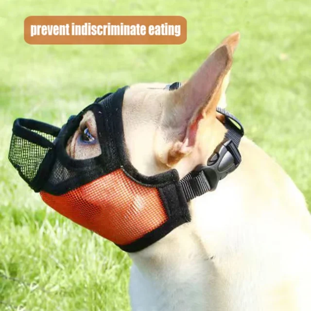 Pet Dog Muzzles Adjustable French Bulldog Muzzle Dog Mouth Mask Breathable Muzzle for Anti Stop Barking Supplies Prevent Biting - Image 5