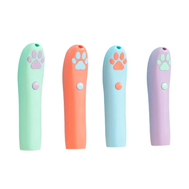 Pet Cat Laser Toy Funny Cats LED Laser Stick Cute Kitten Paw Shape Interactive Toy Training LED Infrared Laser Pen Pet Accessory - Image 6