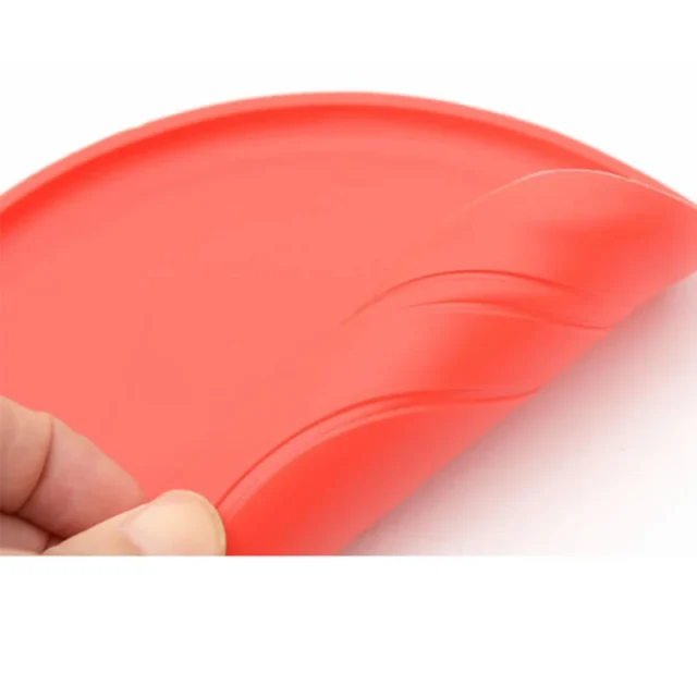 1pcs Funny Silicone Flying Saucer Dog Cat Toy Dog Game Flying Discs Resistant Chew Puppy Training Interactive Pet Supplies - Image 4