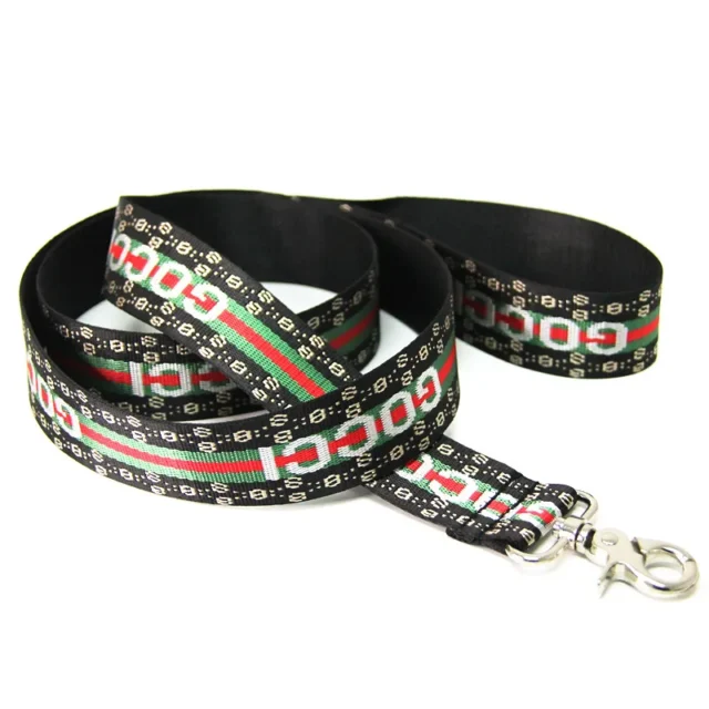 Pet dog collar and lead luxury fashion pet harness brand custom dog harness collar leash set - Image 4