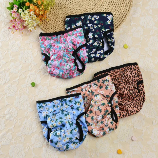 Female Dog Shorts Panties Menstruation Underwear Briefs Jumpsuit Washable Dog Physiological Pants XS-XL Diaper Sanitary For Dog - Image 4