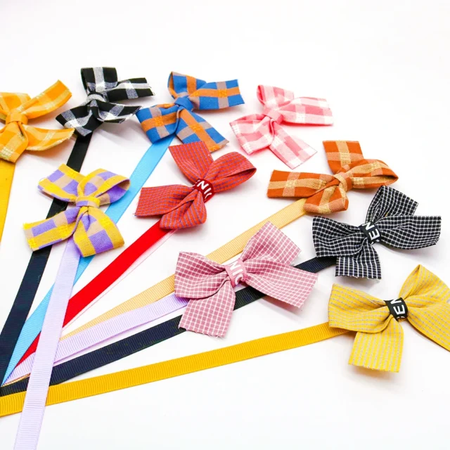 12PCS Plaid Dog Bowties Pet Bowknot Cute Grooming Dogs Necktie For Small Dog Kitten Pet Items Pets Accessories - Image 4