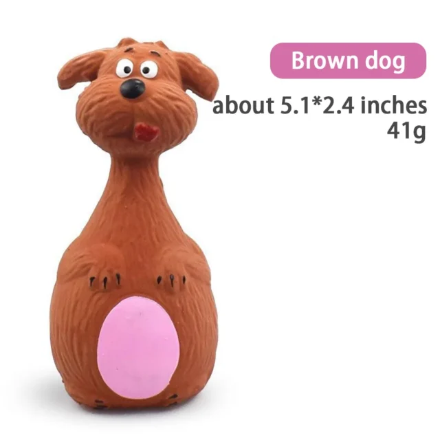 Squeaky Dog Toys Dogs Rubber Toys Creative Interavtive Pet Supplies Latex Pet Chewing Bite Resistant Toys for Small Dog Supplies - Image 5