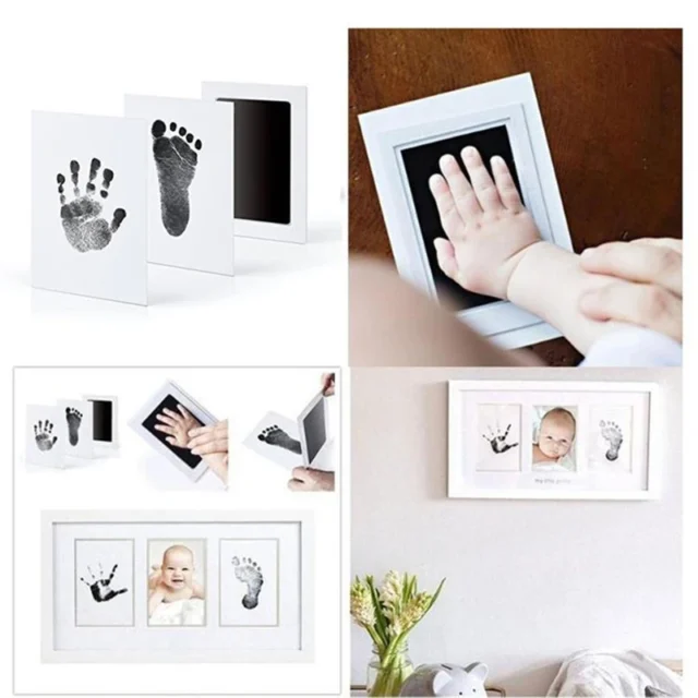 1PC Pet Dog Cat Baby Handprint Footprint Contactless Stamp Pad 100% Non-toxic and Mess-free Ink Pads Kits for DIY Photo Prints - Image 2