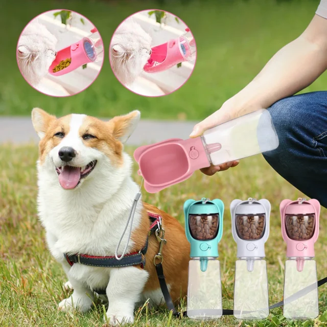 Portable Dog Water Bottle For Small Large Dogs Bowl Outdoor Walking Puppy Pet Travel Water Bottle Cat Drinking Bowl Pet Supplies