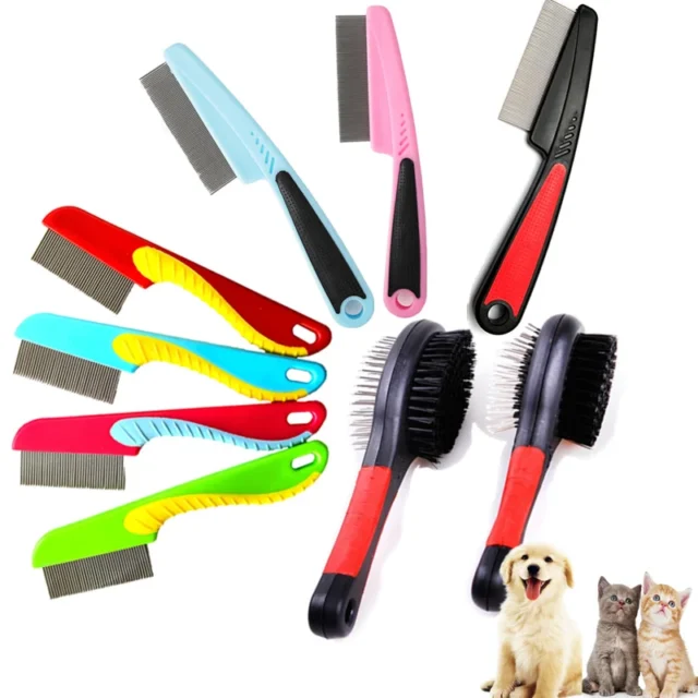 Hot Sale Pet Animal Care Comb Protect Flea Comb for Cat Dog Pet Stainless Steel Comfort Flea Hair Grooming Comb Dog Grooming