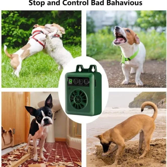 Anti Barking Device, Dog Barking Control Rechargeable Ultrasonic Deterrent Pet Behavior Training Tool for Almost Dogs - Image 3