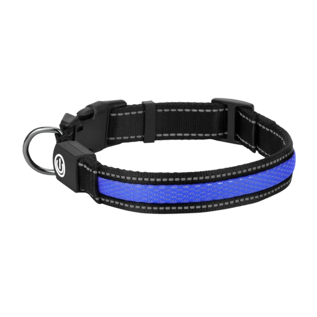 Benepaw LED Dog Collar USB Rechargeable Comfortable Reflective Bright Light Up Glow Collars For Small Medium Large Dogs - Image 5