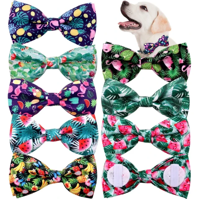 60/100pcs Fruit Style Dog Accessories For Dog Bowtie Summer Small Dogs Puppy Cat Hair Bows Pet Bandanas for Dogs Pet Supplier - Image 5