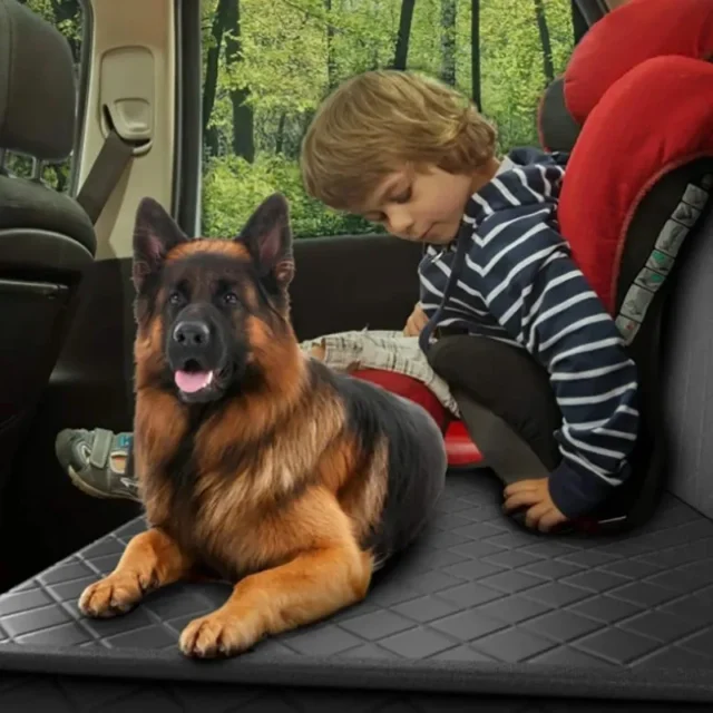 Waterproof Car Rear Seat Cover, Pet Travel Carrier Hammock, Protective Pad, Dog Safety Pad, Combination, New - Image 2