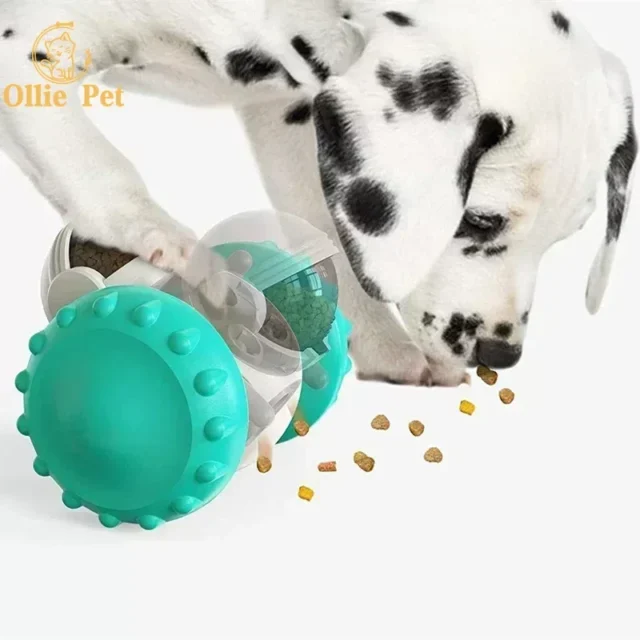 Dog Treat Toy Interactive Tumbler Robot Slow Food Feeder Puppy Cat Snack Treat Dispenser Dog Supplies for Pet Dogs IQ Training - Image 6