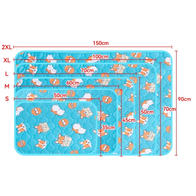 Dog Pee Pad Blanket Reusable Absorbent Diaper Washable Puppy Training Pad Pet Bed Urine Mat For Pet Car Seat Sofa Cover - Image 6