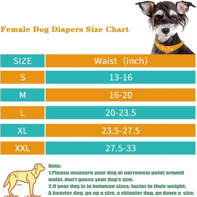 Dog Panties Diapers Female Dogs Physiological Pant Highly Absorbent Dog Period Underwear Reusable Washable Dog Menstrual Pants - Image 6