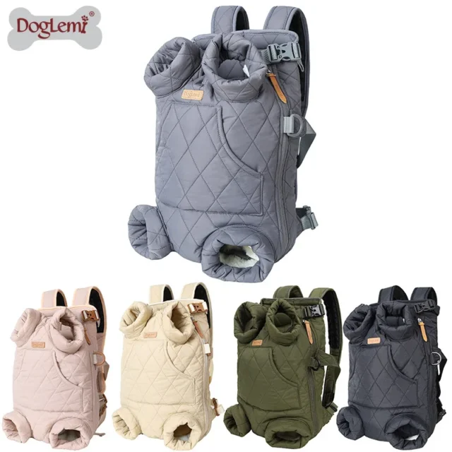 New Dog Carrier Bag Thickened Pet Outgoing Portable Strap Chest Backpack Free Hands Warm Backpack In Winter for Kitten and Puppy - Image 2