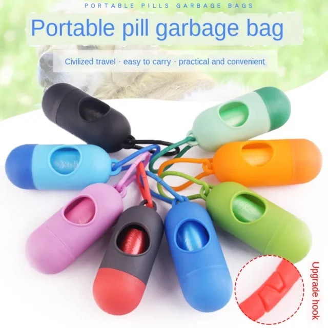 Pet Dog Garbage Bags Set Safe Non-toxic Mascotas Waste Poop Bag Dog Products Dispensador Bolsas Perro Pets Clean Accessories Toy - Image 2