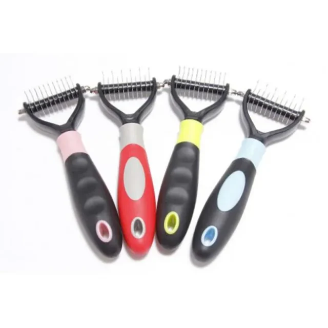 pet open knot comb dog cleaning hair removal knot comb to remove floating hair pet supplies 1pcs