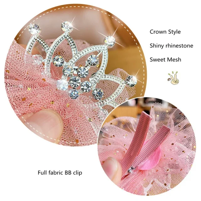 Pet Grooming for Puppy Cat Dog Hair Clip Crown Bow Lace Pet Hairpins Dog Multicolor Cat Headwear Pet Accessories - Image 4