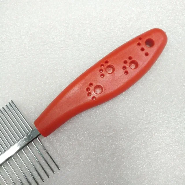 Two-sided Dog Comb Hair Removal Brush Flea Comb Cats Pet Supplies Grooming Fine-toothed Pet Comb Cleaning Tool Dogs Lice Brush - Image 6