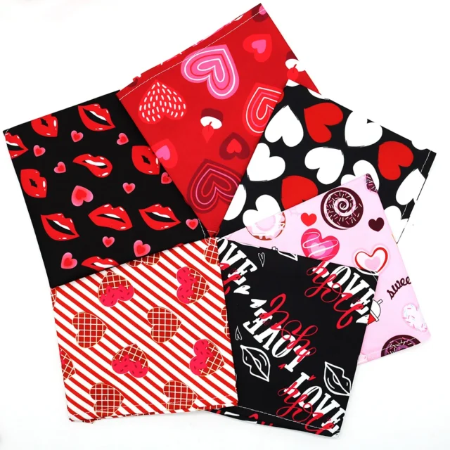 50pcs Valentine's Day Large Dog Bandanas For Dogs Triangular Scarf Small Medium Pet Dogs Saliva Towel Dog Accessories - Image 6