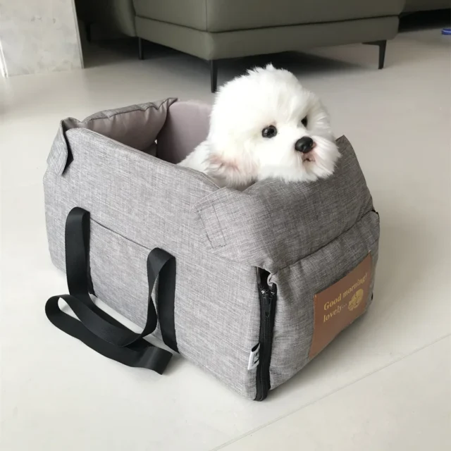 Pet Dog Car Seat Bed Car Central Seat Cat Dog Travel Portable Carrier for Safety Bag Dog Pet Accessories 펫 여행 고양이 개 좌석 침대 운송 - Image 2