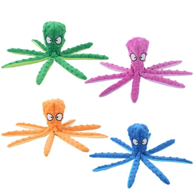 Pet Plush Toy Cat Dog Voice Octopus Shell Puzzle Toy Bite Resistant Interactive Pet Dog Teeth Cleaning Chew Toy Pet Supplies - Image 6