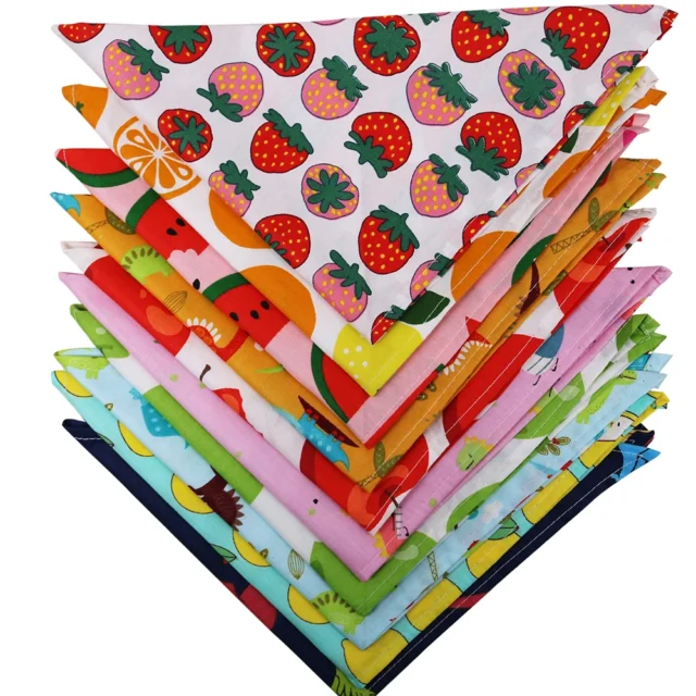 60pcs Fruit Style Dog Bandana Pet Bandanas Summer Adjustable Dog Triangular Scarf Puppy Cat Bibs Dog Accessories Pet Products - Image 3